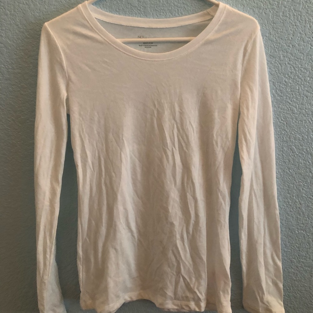 plain white long sleeve